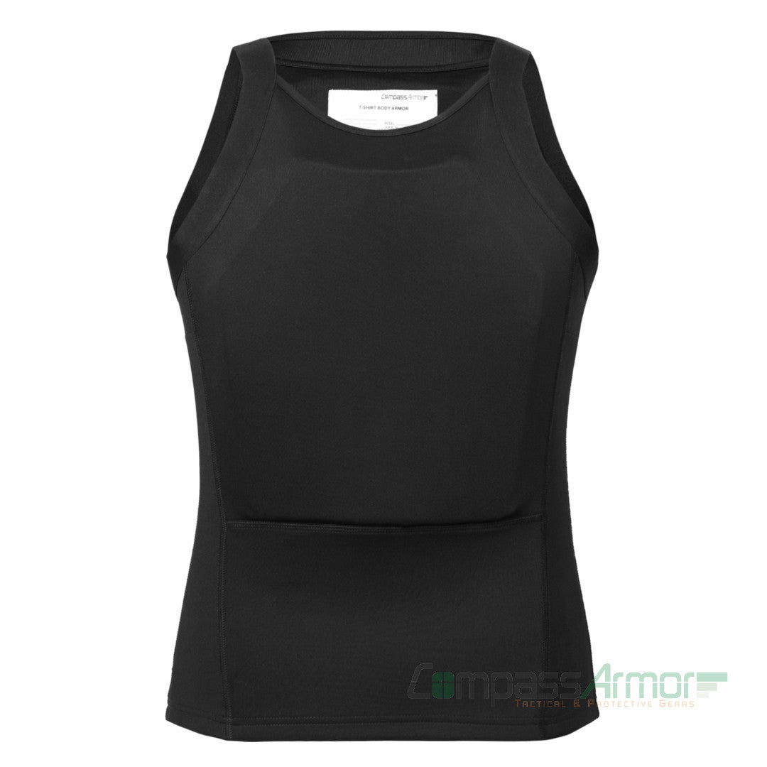Under the cheap shirt bulletproof vest