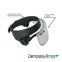 Ballistic Helmet Visor detachable with Side-rails Helmet