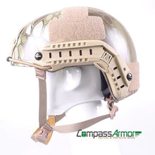 FAST BALLISTIC HIGH CUT HELMET ANTI-BULLET HELMET NIJ IIIA KEVLAR CORE PYTHON COLOR