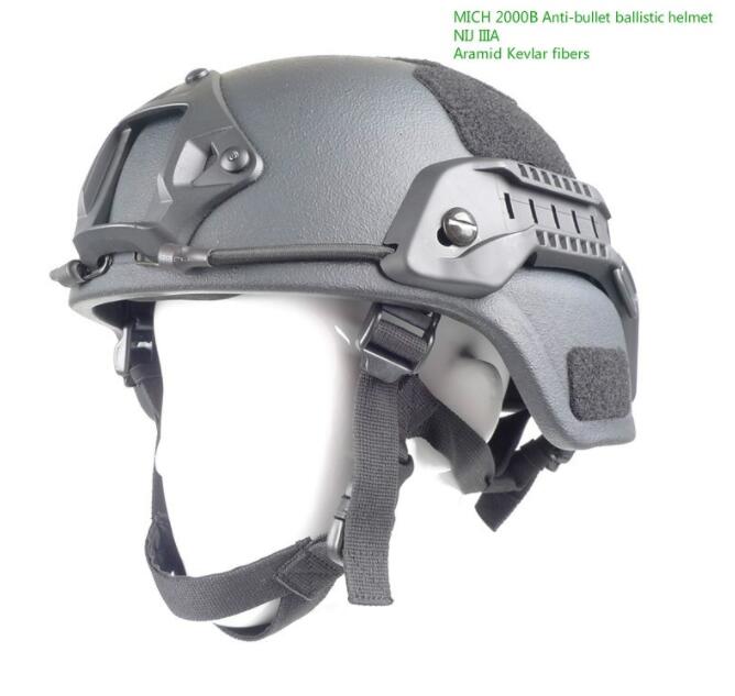 UHMW-PE Ballistic IIIA Bulletproof Helmet - Army Style, M/L And L/XL Sizes Available