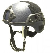 MICH Ballistic Helmet NIJ Lvl IIIA with side-rails cover and NVG mount